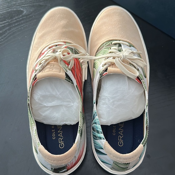 Hawaiin Print- Cole Haan Grandpro Deck LCE Ox sz10 - Picture 4 of 8